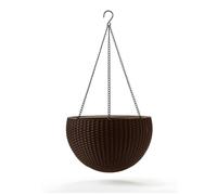 Pot de fleurs plantes jardiniere avec chaîne suspendue Keter 3 couleurs