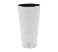Pot de fleurs pot de fleurs aspect rotin avec insert nombreuses tailles 4 cou...