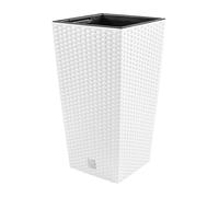 Pot de fleurs pot de fleurs aspect rotin cache-pot insert 4 couleurs 6 taille...