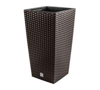 Pot de fleurs pot de fleurs aspect rotin cache-pot insert 4 couleurs 6 taille...