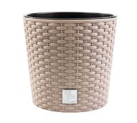 Prosperplast Pot de fleurs Rato rond aspect rotin Ø 40 cm Mocca 37,65 L