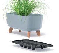 Prosperplast Pot de fleurs Gracia Case rectangulaire 24×58×23,5 cm – intérieur/extérieur, amovible