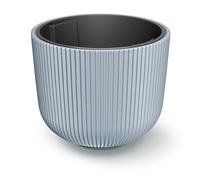 Prosperplast Pot de Fleurs Gris avec réservoir Collection Milly, 23,9 x 23,9 x 19,7 cm, capacité de 7 l.