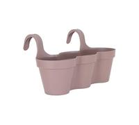 Pot de fleurs pour balcon Capri Individ - 30,5 x 54 x H 28 cm - 11 L - Gris taupe