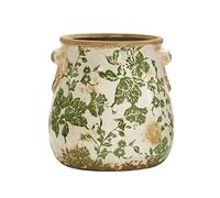 Pot de Fleurs Presque Naturel en céramique, Vert