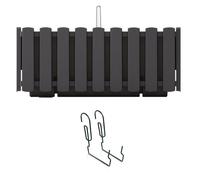 Pot de fleurs - Prosperplast - Boardee Fencycase - 38cm - Anthracite - Résistant aux UV