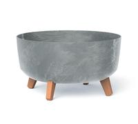 Pot de fleurs Prosperplast GRACIA LOW 38 cm effet béton