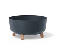 Pot de fleurs - Prosperplast - Gracia Low - Anthracite - 14,3L - Résistant aux UV