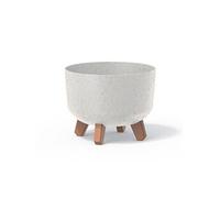 Pot de fleurs Prosperplast Gracia Standard Eco Wood DGRL240W-S449W - couleur ECO Blanc 5,1L