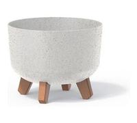 Pot de fleurs Prosperplast Gracia Standard Eco Wood DGRL240W-S449W - couleur ECO Blanc 5,1L G