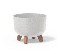 Pot De Fleurs Prosperplast Gracia Standard Eco Wood Dgrl240w-S449w - Couleur Eco Blanc 5,1l Multicolore