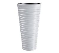 Pot de fleurs - Prosperplast - Sand Slim - 11L - Blanc - Diamètre 349 mm