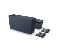 Prosperplast Pot de fleurs Urbi Case Middle rectangulaire plastique 770×406×235 mm 27 l anthracite