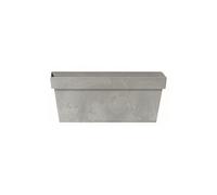 Pot de fleurs rectangulaire Prosperplast Cube Case Beton Effect DCUC400E-422U couleur béton