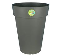 Pot de fleurs - RIVIERA - Soleilla Rond - Ø 50 x 66 cm - Gris pailleté