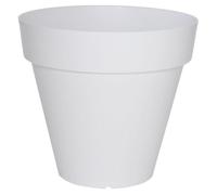 Pot de fleurs - RIVIERA - Soleilla rond - 49 x 45cm - Blanc
