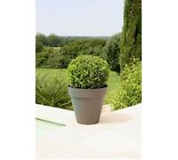 Pot de fleurs - RIVIERA - Soleilla Rond - Ø 59 x 53,6 cm - Gris pailleté