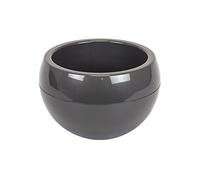 Pot de Fleurs Rond Ø 23 cm, 3L - Design élégant avec Pieds - Pot Anthracite avec Trou de Drainage - Idéal pour l'intérieur et l'extérieur