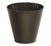 Pot de fleurs rond 12 L TUBUS eco wood, 30x30x28 cm, Café