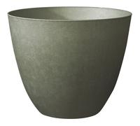 Pot de fleurs Rond Ø 40 cm - EDA - Element - 26,2 L - Système de drainage - Intérieur / Extérieur - Ø 39,4 x H 31,6 cm - Kaki