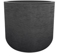 Pot de fleurs Rond 50 cm - EDA - Graphit Up - 67 L - Ø 48,5 x H. 46,2 cm- Gris anthracite