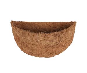 Pot de fleurs rond à suspendre | Panier de fleurs avec doublure en coco | Quatre options de taille | Rétention d'eau respirante | Panier en fil métallique robuste pour empêcher les fuites de terre |