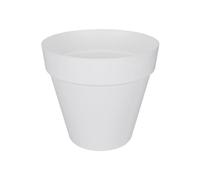 Pot de fleurs rond avec roues loft urban ø 40 cm - blanc Elho