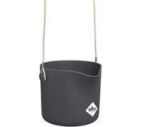 Pot De Fleurs Rond B.For - Plastique - Ø18 - Anthracite Gris