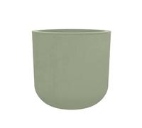 Pot de fleurs rond Basalt Up - Ø 50 x 46 cm - 67 L - Vert amande -