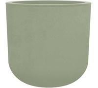 Pot de fleurs rond Basalt Up - Ø 50 x 46 cm - 67 L - Vert amande - Eda Vert