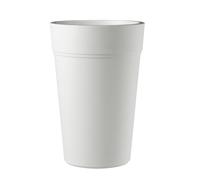 POT DE FLEURS ROND BLANC 38 CM H 80 MOD. STEM