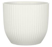 Pot de fleurs rond - DEROMA - 231 - 10 L - Ø 27 cm - Blanc