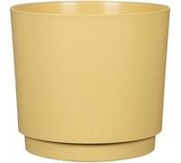 Pot de fleurs rond - DEROMA - 236 - 13 L - Ø 29 cm - Jaune