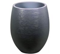 EDA Pot de fleurs Egg Haut Graphit Anthracite Ø50x60 cm 53 L Intérieur et extérieur