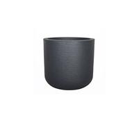 Pot de fleurs rond en plastique Graphit Up anthracite - Ø 40 cm -