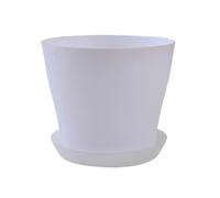Pot De Fleurs Rond En Plastique Pour Plantes Succulentes,Mini Jardinière De Bureau,Décoration De Jardin,Multicolore,Fournitures Pour Plantes À La Maison - Type White-Xxl 3000ml