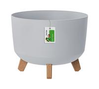 POT DE FLEURS ROND GRACIA STANDARD DGRL350 GRIS CLAIR