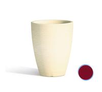 POT DE FLEURS EN RÉSINE MODERNE ROND MADE EN ITALY COULEUR Ø30 CM H38 PLANTE
