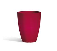 POT DE FLEURS EN RÉSINE MODERNE ROND MADE EN ITALY COULEUR Ø30 CM H38 PLANTE