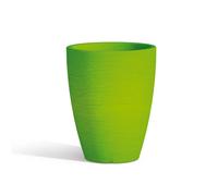 POT DE FLEURS EN RÉSINE MODERNE ROND MADE EN ITALY COULEUR Ø30 CM H38 PLANTE