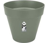Pot De Fleurs Rond Loft Urban - Plastique - Percé - Réservoir - Avec Roulettes - Ø40 - Vert Vert G