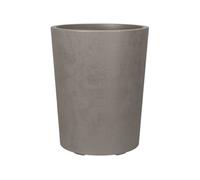 Pot de fleurs rond - Millennium - 48 L - Ø 43 cm - A réserve d'eau - Marron