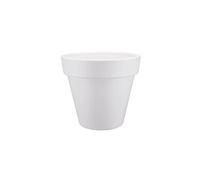 Pot de fleurs rond Pure Round Ø 50 x H.44 cm - Blanc