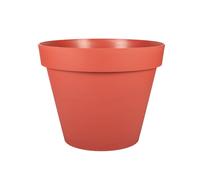 Pot De Fleurs Rond Toscane Ø 60 X H.47 Cm - Orange Terre Battue - Eda Gris