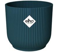 Pot de fleurs rond vibes - plastique - ø 22 - bleu foncé Elho