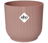 ELHO Pot de fleurs Rond VIBES - Ø25 x H23cm - Plastique - Rose poudré