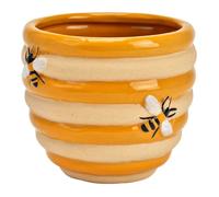 Pot De Fleurs Ruche En Faïence 12 X 10 X 12 Cm Multicolore