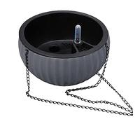 Pot de fleurs semi-circulaire auto-absorbant à suspendre pour décoration de jardin