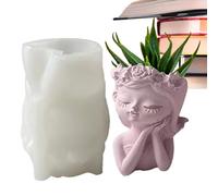 Pot de fleurs Silicone Moule à chocolat personnalisé Silicone Moule à bougie Créatif Pot de fleurs Forme de support de Moule en silicone Résine Moule à bougie Résine Projet Moule