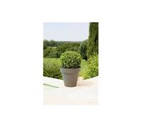 Pot de fleurs Soleilla - Rond - O 60 x 53,6 cm - Gris paillete